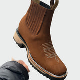 Bőr cowboy cipők