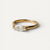 Marquise Moissanite Gyűrű 1 CT