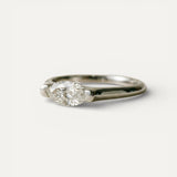 Marquise Moissanite Gyűrű 1 CT