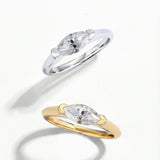 Marquise Moissanite Gyűrű 1 CT